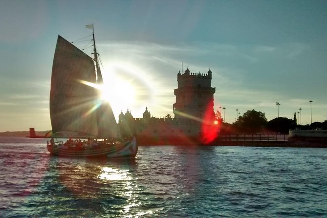 2-Hour Lisbon Traditional Boats Sunset Cruise with White Wine - Leaving the City Core, Then Gliding Under 25 de Abril Bridge