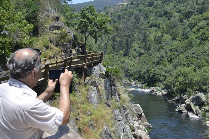 516 Arouca Bridge, Paiva Walkways and Aveiro Tour - The lunch stop: roasted veal, Vinho Verde, and a real break