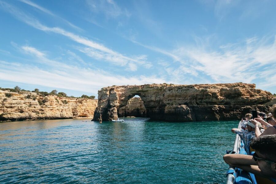 Albufeira: 2.5-Hour Benagil Caves & Dolphin Watching - Benagil Sea Cave: quick access, big impact, and swim reality