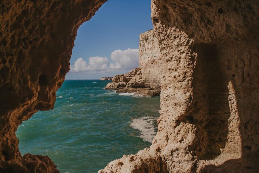Albufeira: Benagil, Algar Seco, Marinha, and 7 Valleys Tour - Marinha Beach and the secret-feeling finale at sunset time