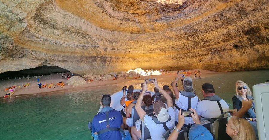 Albufeira: Benagil Cave and Dolphin Sightseeing Boat Cruise - Albufeira to Benagil, the simple way to see Algarve’s coastline