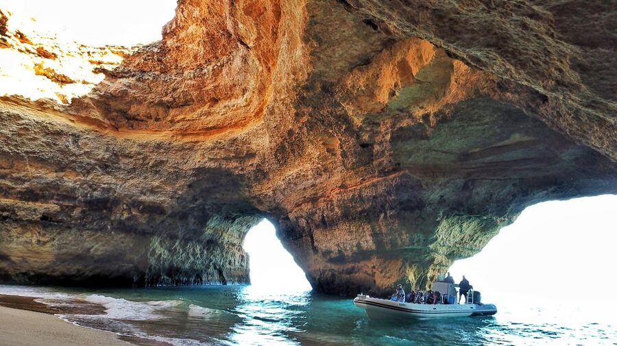 Albufeira: Benagil Cave and Dolphin Sightseeing Boat Cruise - Benagil Cave: what you’ll actually see and how to time your photos