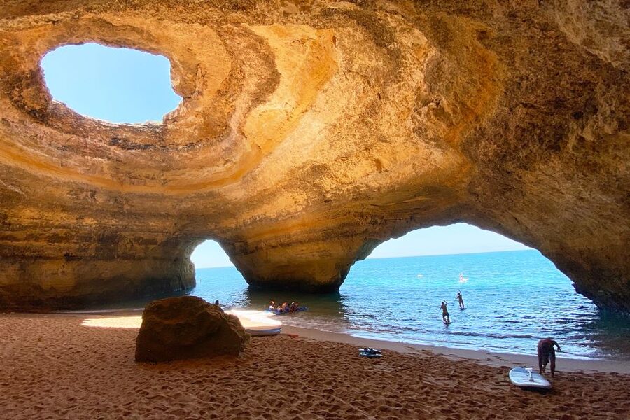 Albufeira: Benagil Caves & Dolphin Watching Speed Boat Tour - Weather, waves, and reschedules, how flexible you should be