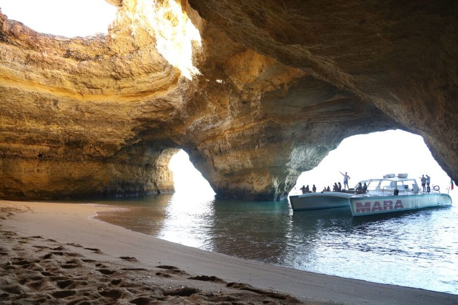 Albufeira: Caves and Coastline Catamaran Cruise to Benagil - Albufeira to Benagil by Catamaran, in Plain Terms