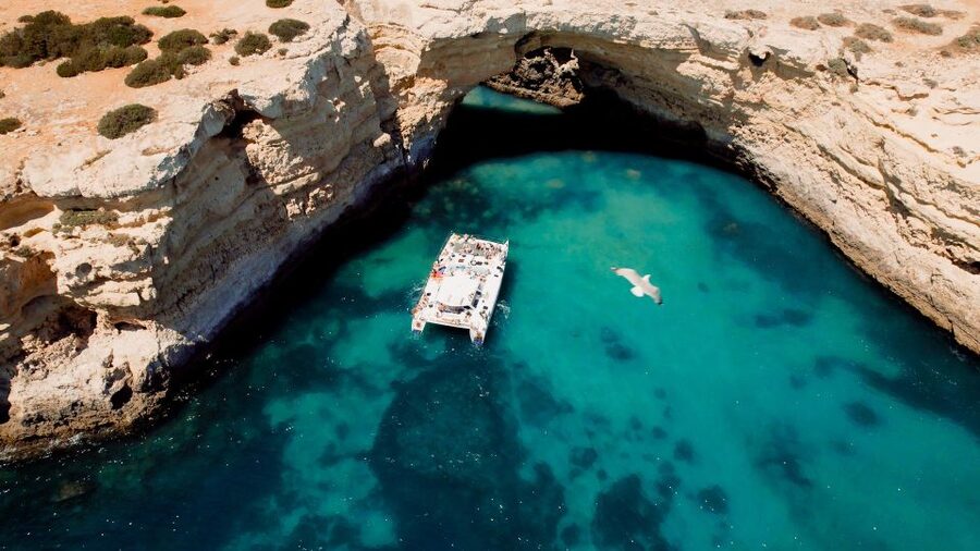 Albufeira: Caves and Coastline Catamaran Cruise to Benagil - Price and Value for $35 in 3 Hours