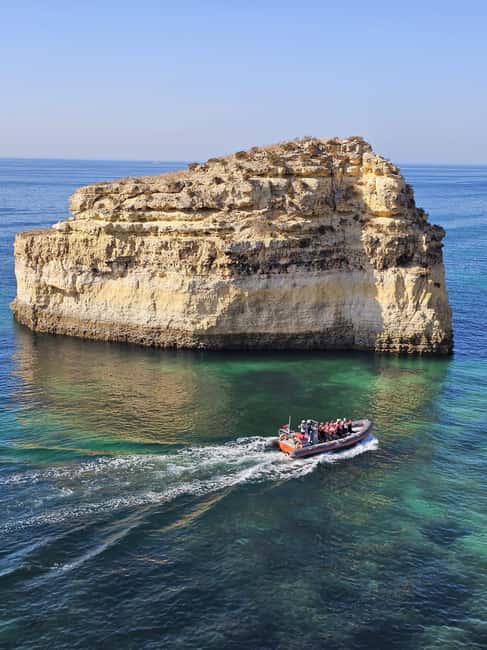 Albufeira: Dolphin Watching and Benagil Cave Boat Cruise - The swim stop at sea, plus why wind matters