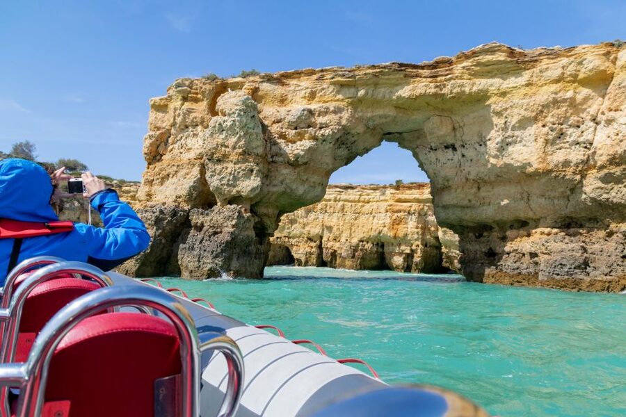 Albufeira: Dolphins & Benagil Caves RIB Tour - Speed, Safety, and a Marine Biologist: the real spirit of this Albufeira tour