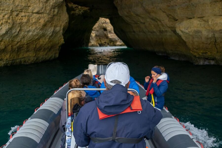 Albufeira: Dolphins & Benagil Caves RIB Tour - The coastline cruise: 30 minutes that set you up for dolphin watching
