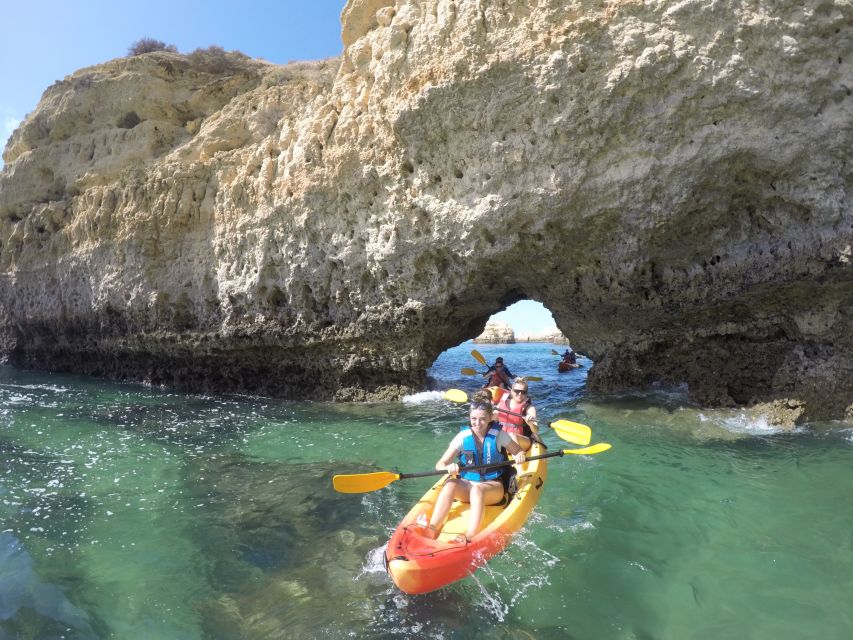 Albufeira: Hidden Beaches & Cliffs Guided Kayak Cave Tour - Guides like Antonio and Mateo: the difference between watching and doing