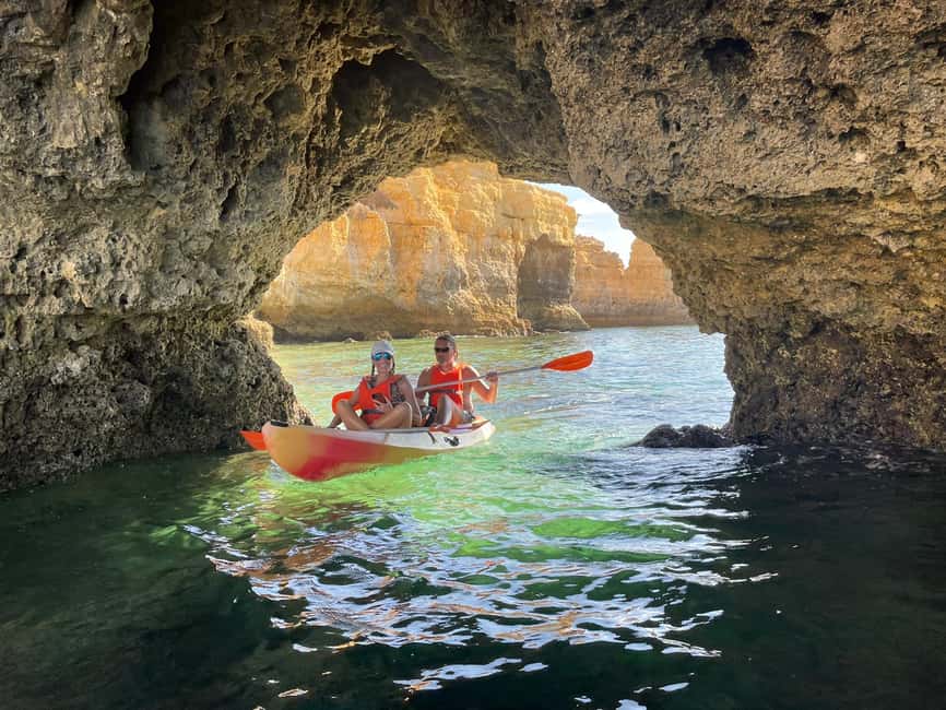 Albufeira: Secret Caves & Beaches Kayak Tour with Swim Stop - Praia das Salamitras swim stop, where the break becomes the reward
