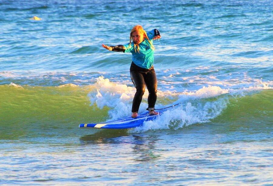 Albufeira: Surfing Lesson at Galé Beach - Safety Warm-Up First, Then the Water Time