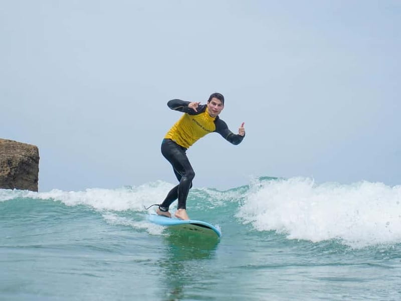 Algarve: 2-Hour Beginner Surf Lesson - How foam boards and full wetsuits reduce your learning pain