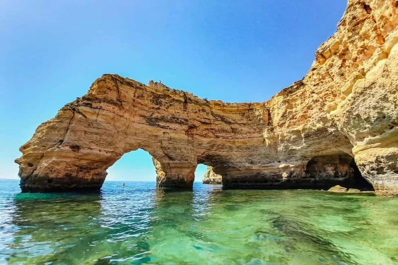 Algarve Adventures from Lisbon + Benagil Cave Boat Tour! - Praia Dona Ana and Praia do Camilo: classic sand, dramatic rock backdrops