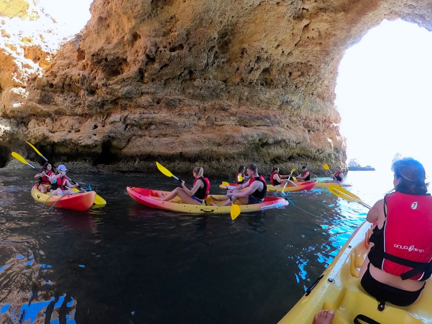 Alvor: Explore Caves Boat and Kayak Tour - Swimming in Crystal Water: The Best 10 Minutes of the Trip