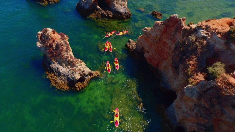 Alvor: Explore Caves Boat and Kayak Tour - Price and Value: $47 for Boat, Kayak, and Swim