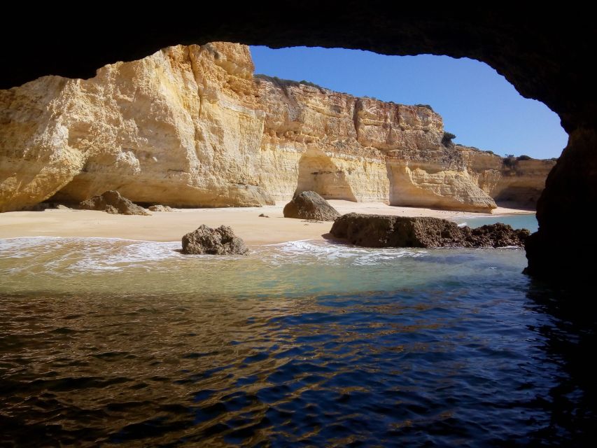 Armação de Pêra: Guided Boat Tour of Benagil's 15 Best Caves - Rock Lady Chapel and tunnel moments you will remember
