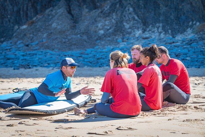 Beginner Surf Lesson at the Beautiful Algarvian West Coast - The 2-hour beginner lesson: waves, water basics, and first rides