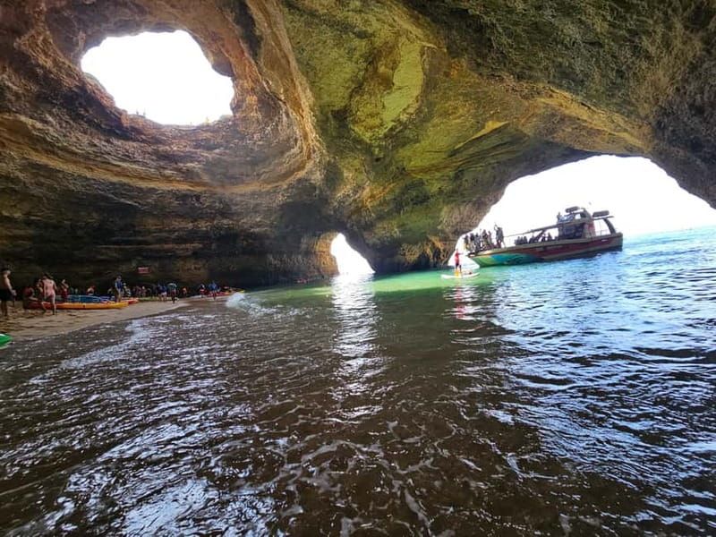 Benagil Cave: Guided Kayak Tour with Caves and Cliffs - Benagil Beach start, 2 hours total with real paddling time