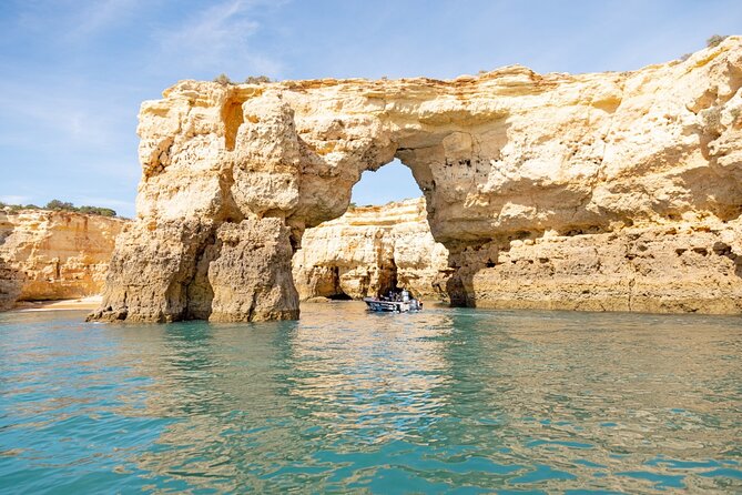 Benagil Cave Tour From Armação de Pêra - Praia da Marinha and Barranquinho: Icon Cliffs and a Strange Sand Ratio