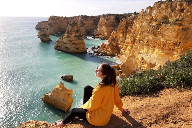 Benagil Cave Tour From Faro - Discover The Algarve Coast - Praia da Marinha beach time, swimming, and the Seven Hanging Valleys views