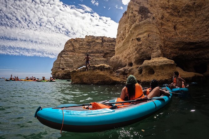 Benagil: Caves, Beaches, and Secret Spots Guided Kayak Tour - Benagil beach to the Sea Cave: the first taste of turquoise walls