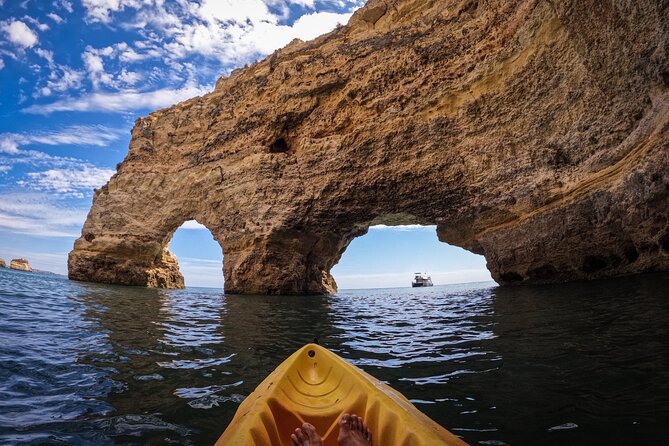 Benagil: Caves, Beaches, and Secret Spots Guided Kayak Tour - Visiting the Benagil Caves: when the light turns dramatic