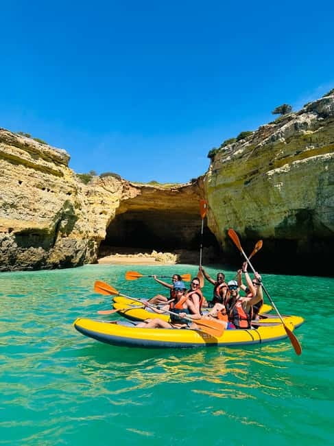 Benagil: Guided Kayak Tour inside caves and Praia da Marinha - Guides: the difference between a good paddle and a great one