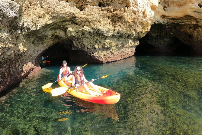 Benagil Kayak - Praia do Barranquinho: quieter scenery and sea-only shapes