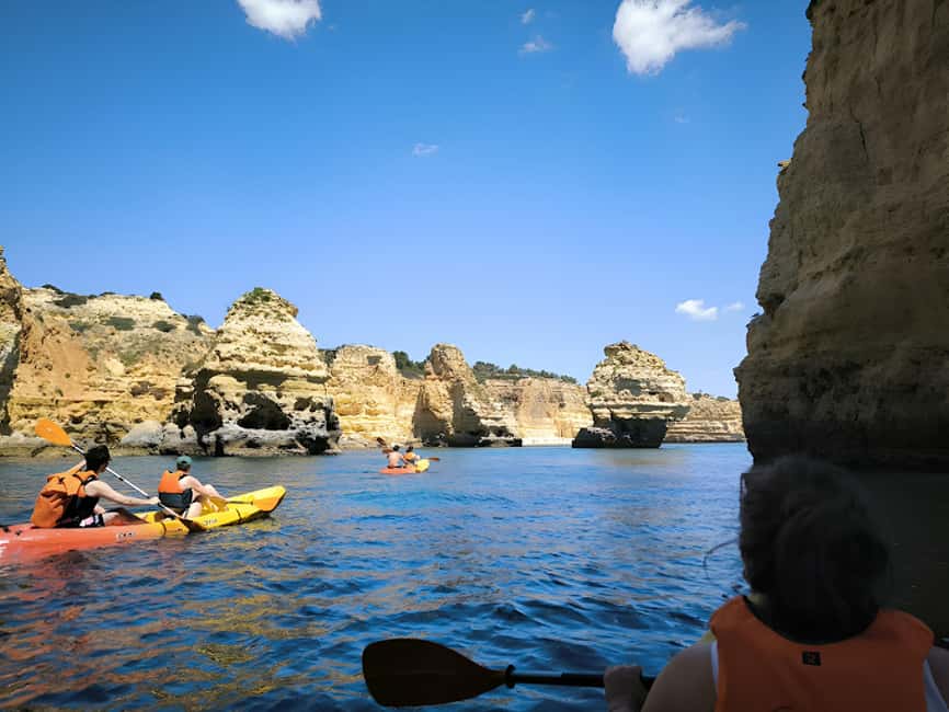 Benagil: Kayak Tour to Benagil Caves – Small Group - Less obvious cave moments: hidden nooks and quick scenic pauses
