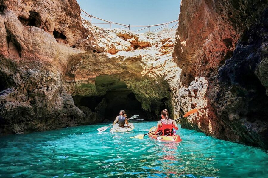 Benagil: Kayaking Tour to the Benagil Cave (Free Shower) - Praia da Corredoura and the Algoar Feel