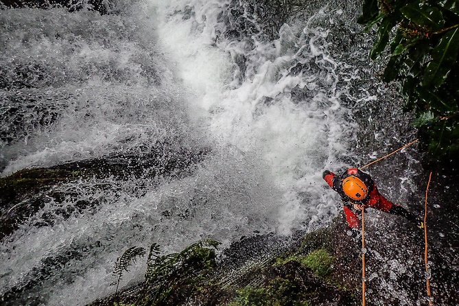 Canyoning Experience in Ribeira dos Caldeirões Sao Miguel -Azores - What you will do in the canyon: optional jumps, slide, and abseils