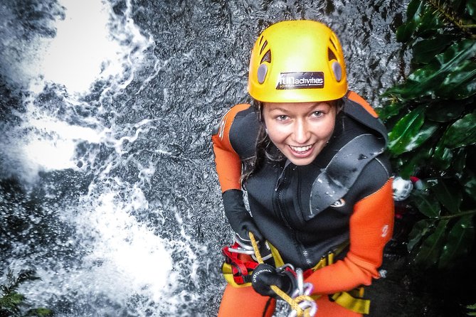 Canyoning Experience in Ribeira dos Caldeirões Sao Miguel -Azores - The walk, the climb, and the real fitness check