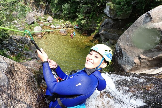 Canyoning Tour - What happens at Toboga: Rappel, slide, and a lagoon jump
