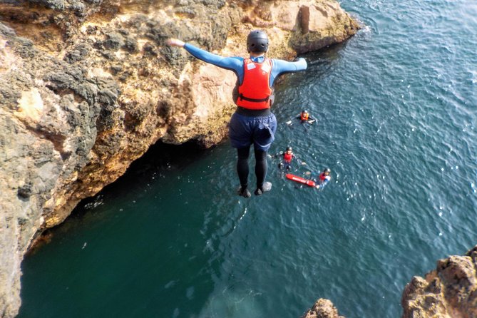 Coasteering and Cliff Jumping Near Lagos - Meeting Nelson at Coastline Algarve in Raposeira