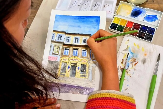 Create Watercolour With Hugo do Lago in Porto - Small-group attention: what a max of 6 really changes