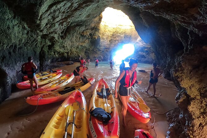 Explore Secret Caves and Beaches of Alvor - Boat & Kayak Tour - Starting in Alvor, with a route built for real sea time