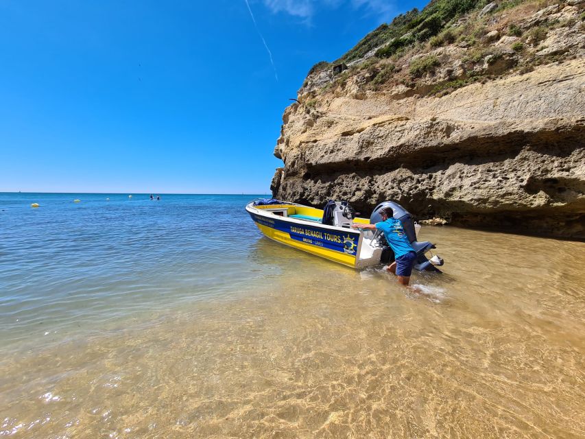 From Benagil: Coast Boat Tour with Benagil Cave - Benagil caves, cliffs, and lighthouse views in just one hour