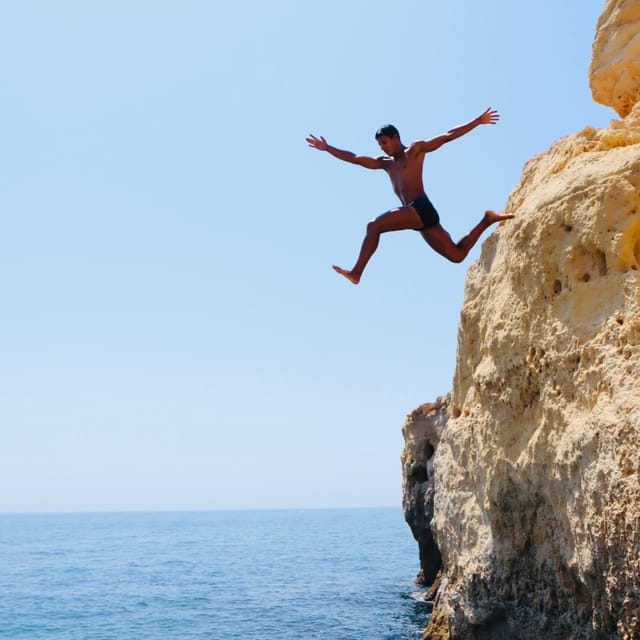 From Faro: Benagil, Algar Seco, 7 Hanging Valleys, & Marinha - Algar Seco caves and seaworn passages: walking with the ocean in mind