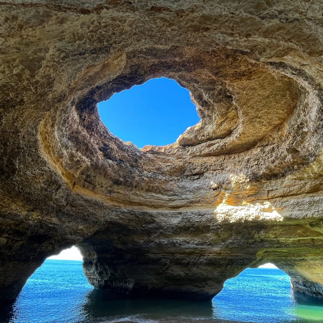 From Faro: Benagil, Algar Seco, 7 Hanging Valleys, & Marinha - Seven Hanging Valleys section: heart-shaped arches and viewpoint walking