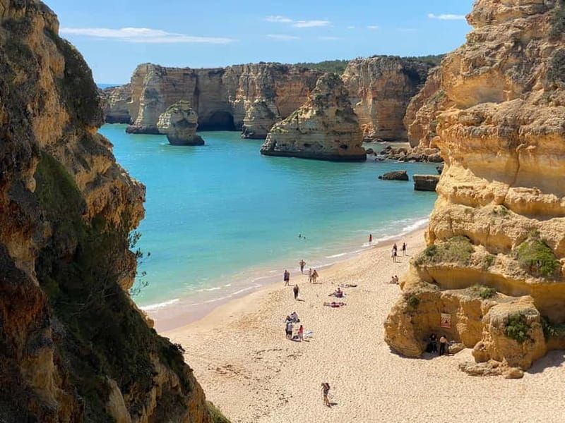 From Faro: Benagil Cave and Seven Hanging Valleys Trail Tour - Benagil Sea Cave: Getting the Circular-Opening Photo Without Stress