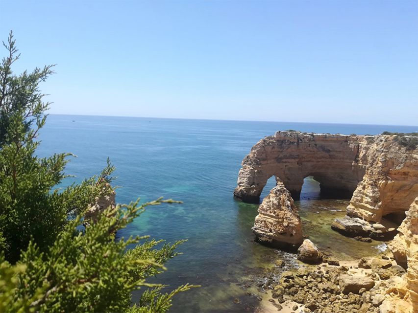 From Faro: Benagil Cliffs Hiking & 4 Treasures Experience - Stop 2: Benagil Cave from the top, sea framed below your feet
