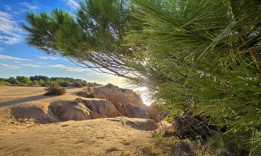 From Faro: Benagil Cliffs Hiking & 4 Treasures Experience - Stop 3 at Algar Seco: Boneca Cave and seawater-carved recesses