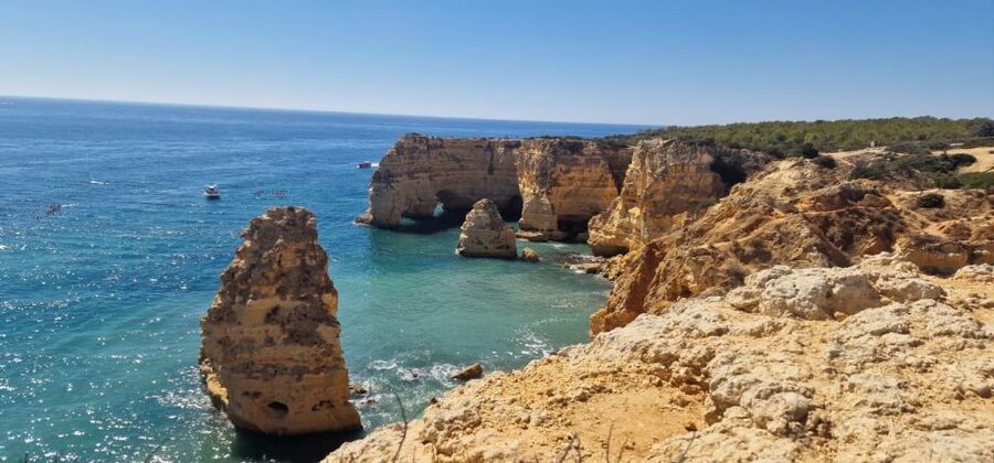 From Faro: Benagil Cliffs Hiking & 4 Treasures Experience - How the hike is paced for real life (and real legs)
