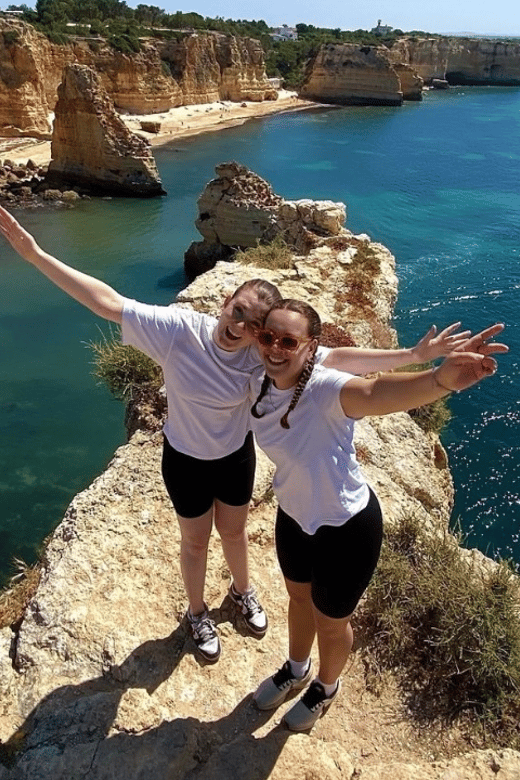 From Faro: Benagil, Marinha, 7 Valleys, Algar Seco Adventure - Praia da Marinha Free Time: Swim, Reset, and Plan Your Lunch