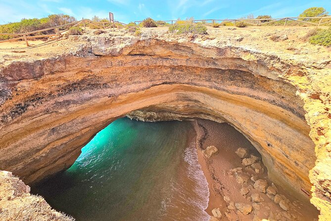 From Faro: Visit Benagil Cave, Marinha Beach, Algar Seco & More - Marinha Beach: Swim time, Seven Hanging Valleys views, and how to pace yourself