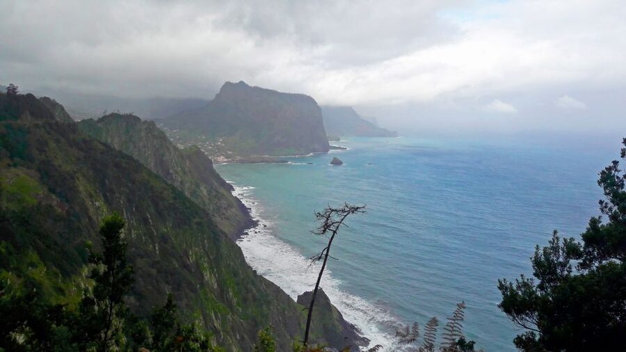 From Funchal: Machico to Porto da Cruz Larano Cliff Hike - São Lourenço Peninsula and Porto Santo Island Views: When Clouds Play Along