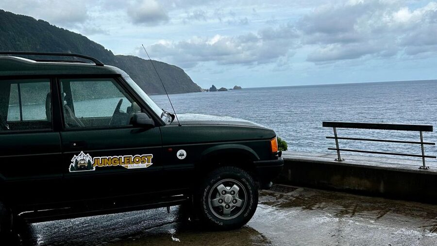From Funchal:West Madeira Open-roof 4x4 Day Tour with Pickup - Seixal and Ribeira da Janela: quick coast stops that add texture