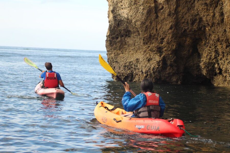 From Lagos: Algarve Coast and Caves by Kayak - Paddling Through the Caves: Tight Grottos and Those Tricky Moments