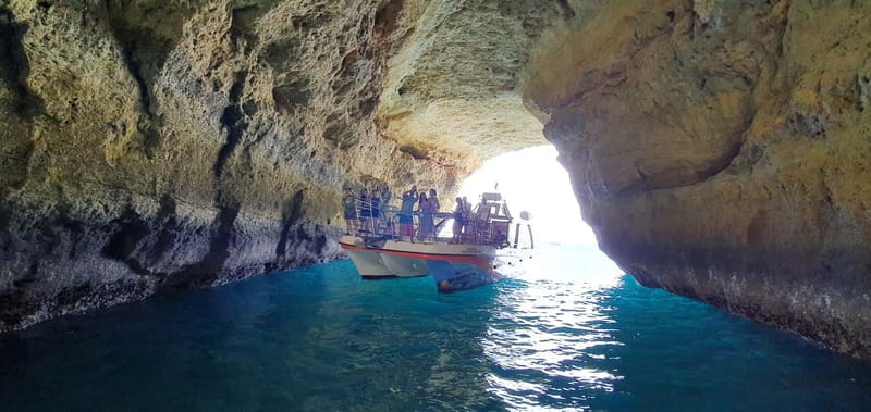 From Lagos: Benagil Caves Catamaran Cruise - Benagil Sea Cave: dome views, quick inside time, and perfect timing