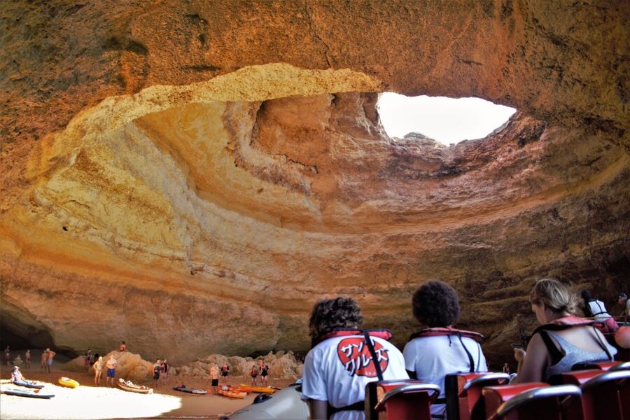 From Lagos: Benagil Sea Caves Tour with a Local Guide - The Benagil route includes Carvoeiro passes and major cliff viewpoints
